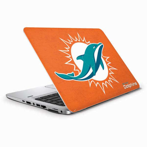 NFL Miami Dolphins Distressed- Orange HP Elitebook Skin
