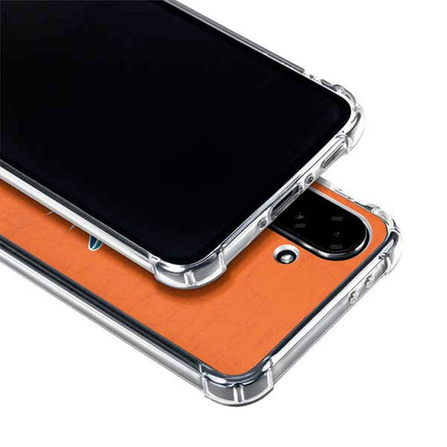 NFL Miami Dolphins Distressed- Orange Galaxy A36 5G Clear Case