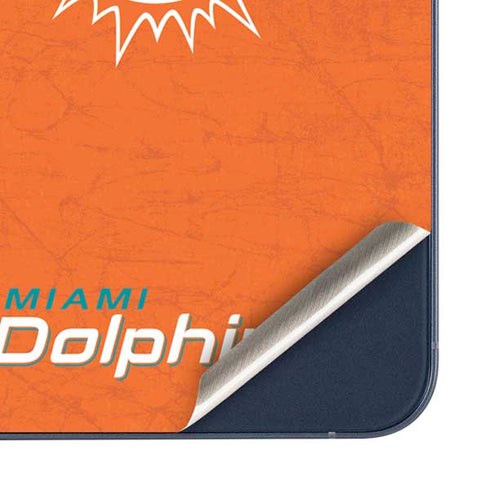 NFL Miami Dolphins Distressed- Orange Galaxy A36 5G Skin
