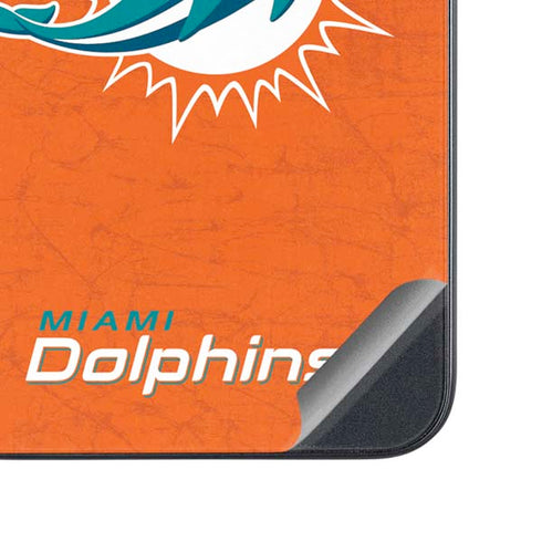 NFL Miami Dolphins Distressed- Orange Galaxy A54 5G Skin