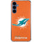 NFL Miami Dolphins Distressed- Orange Galaxy A55 5G Clear Case