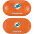 NFL Miami Dolphins Distressed- Orange Galaxy Buds Plus Skin