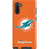 NFL Miami Dolphins Distressed- Orange Galaxy Cases
