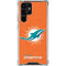 NFL Miami Dolphins Distressed- Orange Galaxy S23 Ultra Clear Case