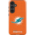 NFL Miami Dolphins Distressed- Orange Galaxy S25 Impact Case