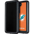 NFL Miami Dolphins Distressed- Orange Galaxy S24 Plus Waterproof Case