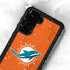 NFL Miami Dolphins Distressed- Orange Galaxy S24 Plus Waterproof Case