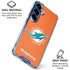 NFL Miami Dolphins Distressed- Orange Galaxy S25 Clear Case