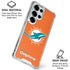 NFL Miami Dolphins Distressed- Orange Galaxy S25 Ultra Clear Case