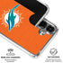 NFL Miami Dolphins Distressed- Orange Galaxy S26 Clear Case