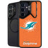 NFL Miami Dolphins Distressed- Orange Galaxy S26 Kickstand Case