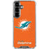 NFL Miami Dolphins Distressed- Orange Galaxy S26 Plus Clear Case