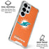 NFL Miami Dolphins Distressed- Orange Galaxy S26 Ultra Clear Case