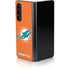 NFL Miami Dolphins Distressed- Orange Galaxy Z Fold5 5G Skin