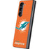 NFL Miami Dolphins Distressed- Orange Galaxy Z Fold5 5G Skin