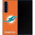 NFL Miami Dolphins Distressed- Orange Galaxy Z Fold6 Skin