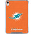 NFL Miami Dolphins Distressed- Orange iPad 11th Gen (2025) Clear Case