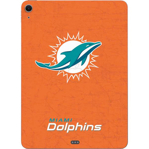 NFL Miami Dolphins Distressed- Orange Apple iPad Air Skin