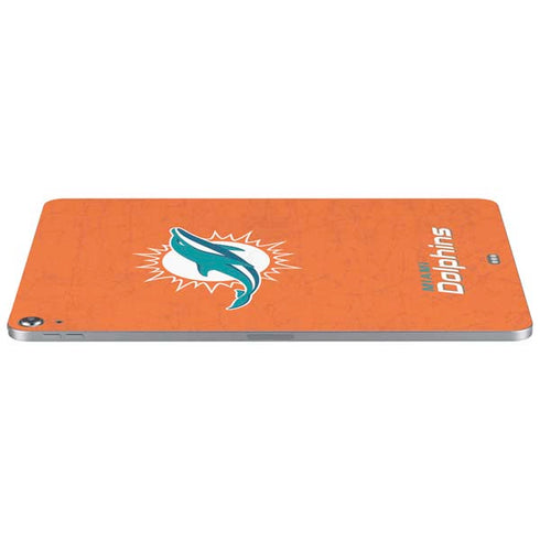 NFL Miami Dolphins Distressed- Orange Apple iPad Air Skin