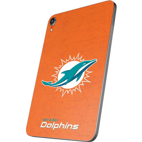 NFL Miami Dolphins Distressed- Orange Apple iPad Mini Skin