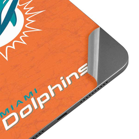 NFL Miami Dolphins Distressed- Orange Apple iPad Mini Skin