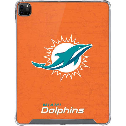 NFL Miami Dolphins Distressed- Orange iPad Cases