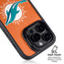 NFL Miami Dolphins Distressed- Orange iPhone 14 Pro Max Kickstand Case