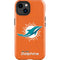 NFL Miami Dolphins Distressed- Orange iPhone 15 Impact Case