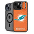 NFL Miami Dolphins Distressed- Orange iPhone 15 Plus Kickstand Case