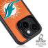 NFL Miami Dolphins Distressed- Orange iPhone 15 Plus Kickstand Case