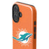 NFL Miami Dolphins Distressed- Orange iPhone 16 Impact Case