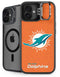 NFL Miami Dolphins Distressed- Orange iPhone 16 Kickstand Case