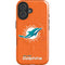 NFL Miami Dolphins Distressed- Orange iPhone 16 Magsafe Impact Case