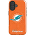 NFL Miami Dolphins Distressed- Orange iPhone 16 Magsafe Impact Case