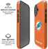 NFL Miami Dolphins Distressed- Orange iPhone 16 Magsafe Impact Case