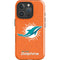 NFL Miami Dolphins Distressed- Orange iPhone 16 Pro Impact Case