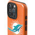 NFL Miami Dolphins Distressed- Orange iPhone 16 Pro Impact Case
