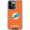 NFL Miami Dolphins Distressed- Orange iPhone 16 Pro Max Clear Case