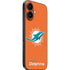 NFL Miami Dolphins Distressed- Orange iPhone 16 Skin