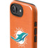 NFL Miami Dolphins Distressed- Orange iPhone 16e Impact Case