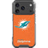 NFL Miami Dolphins Distressed- Orange iPhone 18 Pro Clear Case