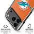 NFL Miami Dolphins Distressed- Orange iPhone 18 Pro Clear Case