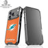 NFL Miami Dolphins Distressed- Orange iPhone 18 Pro Clear Case
