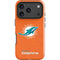 NFL Miami Dolphins Distressed- Orange iPhone 18 Pro Impact Case