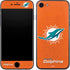 NFL Miami Dolphins Distressed- Orange iPhone 8 Skin