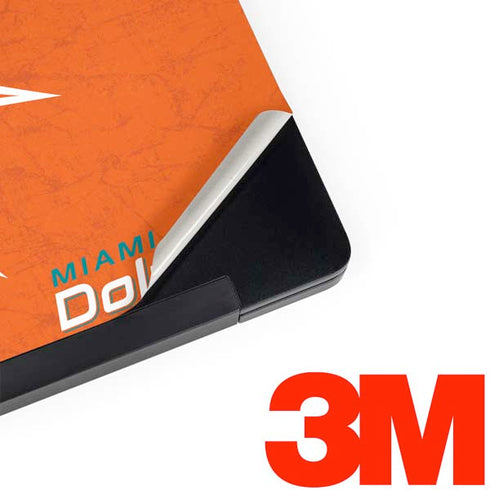 NFL Miami Dolphins Distressed- Orange Dell Latitude Skin