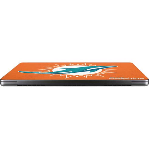 NFL Miami Dolphins Distressed- Orange Apple MacBook Pro 14-inch Skin