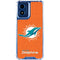 NFL Miami Dolphins Distressed- Orange Moto G Play 4G (2024) Clear Case