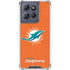NFL Miami Dolphins Distressed- Orange Moto G Play 5G (2025) Clear Case