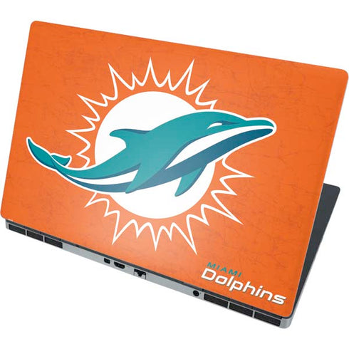 NFL Miami Dolphins Distressed- Orange Dell Precision Skin